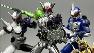 Bandai palm bone sculpture Kamen Rider Palm XX W limited food box egg unboxing sharing video W extre