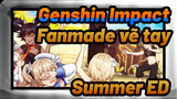 [vẽ tay fanmade Genshin Impact] Summer ED