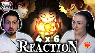 SET YOUR HEART ABLAZE! 😭 Demon Slayer 4x6 REACTION!