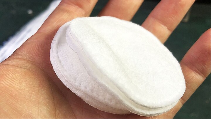 Great idea from cotton pads with your own hands!