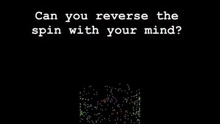 Yes you can reverse the spin with your mind