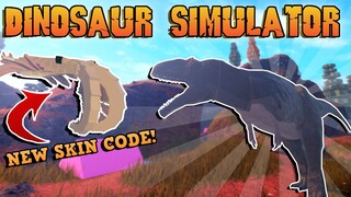 THE RETURN! | NEW CODE SKIN! + Giganotosaurus Remake Update! | Roblox Dinosaur Simulator