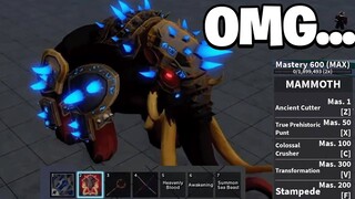 UPDATE 20 NEW MAMMOTH FRUIT SHOWCASE in Blox Fruits Roblox