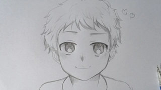 สอนวาดอนิเมะเด็กผู้ชาย น่ารัก ง่ายๆ How to draw anime cute boy
