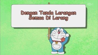 DORAEMON BAHASA INDONESIA "Dengan Tanda Larangan Semua Di Larang - Kertas Pelindung" 447