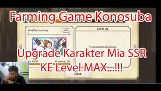 Farming Game Konosuba - Upgrade Karakter Mia SSR Ke Level MAX...!!!