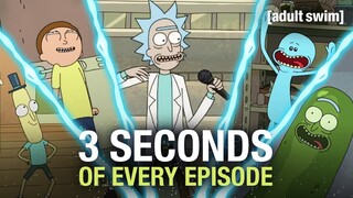3 Seconds of EVERY Rick and Morty Episode | adult swim