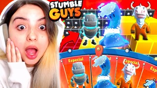 GASTEI TODAS GEMAS nas NOVAS SKINS SECRETAS pra ZERAR BLOCKDASH no STUMBLE GUYS!! JOGUEI MUITO...