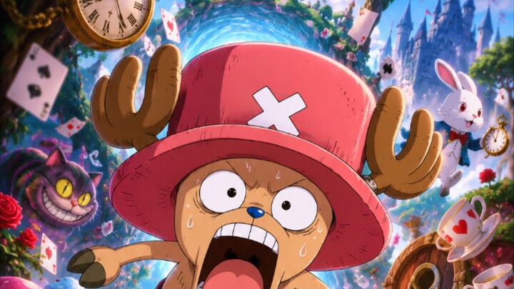 Tony Tony chopper in Wonderland speciale video fan make