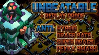 New TH13 War Base With Replay Proof + Link | Anti Drags Bats | Hybrid | Clash Of Clans