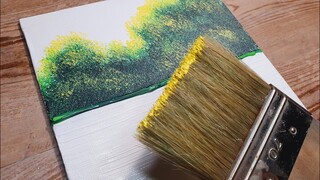 KING ART   N  #687    HOW TO PAINT THE REFLECTION OF A BUSH