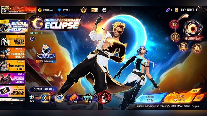 Spin Bundle Evo Legendary Eclipse