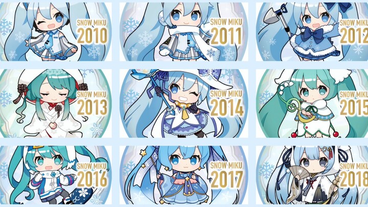 2010 ~ 2024 Q版雪初音❄️SNOW MIKU