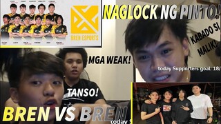 BREN VS BREN NAGTRASHTALKAN HANGGANG MAG-UMAGA(LAUGHTRIP NAGLOCK PA NG PINTO!)-COCO & L3BRON IS BACK