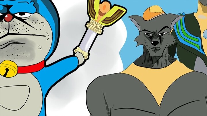 When Big Bad Wolf gets Doraemon, how should Pleasant Goat fight back?