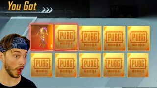 OMG 😱 New Mythic Set Opening in Free Crate 🔥 PUBG Mobile Kr