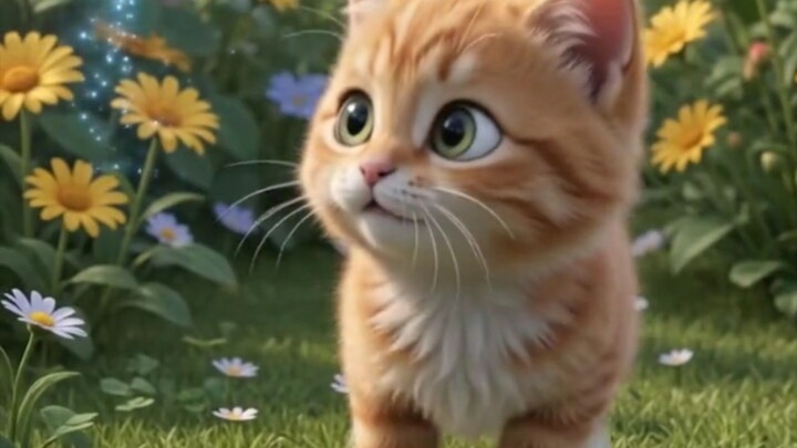🐱 Cute Little Kitten Says Meow Meow! 😻 | Funny Cat Short#cate