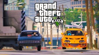 Fast & Furious Supra vs Charger Recreated in GTA 5