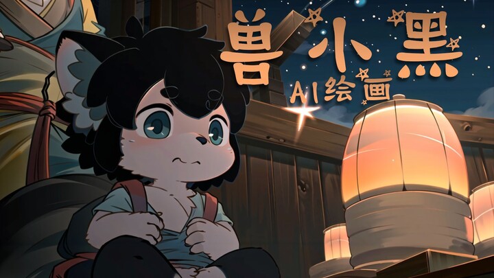 如果罗小黑兽化 你有没有更喜欢他 AI生成的兽小黑