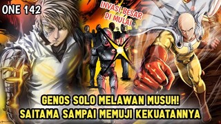 PENGHIANAT MUNCUL! SAITAMA DAN GENOS MELAWAN 1000 PASUKAN METAL KNIGHT YANG...  | MANGA ONE 142