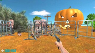 How Long Can I Survive in Halloween Day. Animal Revolt Battle Simulator