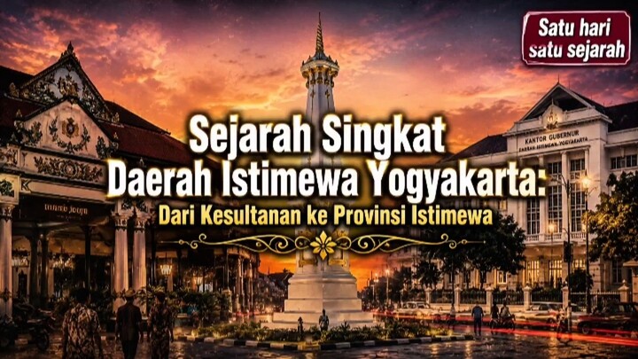 “Sejarah Singkat Daerah Istimewa Yogyakarta: Dari Kesultanan ke Provinsi Istimewa”