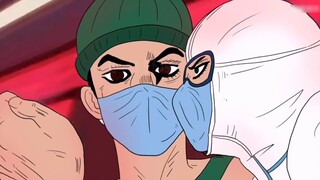 [Fanart]Cutting the line for a covid test