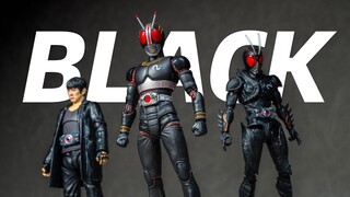 【SHF】感谢Black带我入坑假面骑士,谁能不爱这黑色骑士呢! SHF真骨雕black系列 开箱分享