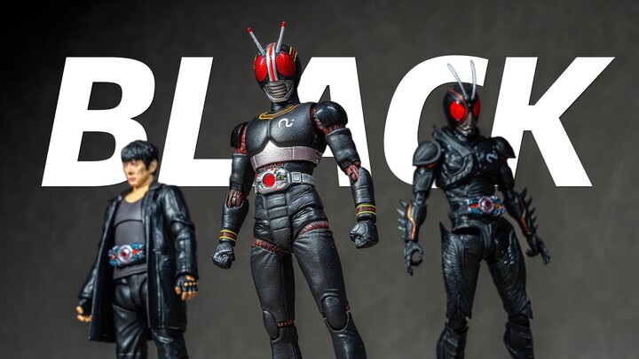 【SHF】感谢Black带我入坑假面骑士,谁能不爱这黑色骑士呢! SHF真骨雕black系列 开箱分享