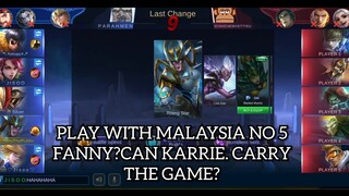 KARRIE CARRY THE GAME? | MOBILE LEGENDS | MCL