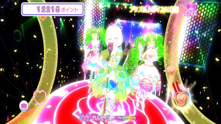 [Idol Land Pripara]Starting live with unwake and waked version Falulu 地球が恋するうたうたい