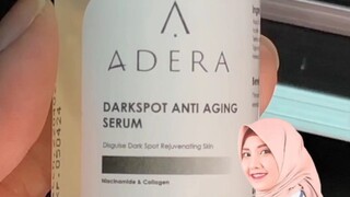 Atasi flek hitam dengan adera Serum. Pemesanan produk WA 081353768219