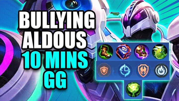 BULLYING ALDOUS ON EXP LANE [10 MINS GG] | Uranus Best Build 2023 NOV.
