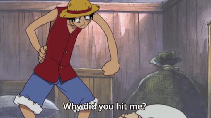 "Why did you hit me?"🤪|One Piece