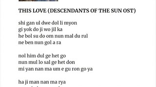 This love (Descendants of the sun OST)