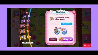 CANDY CRUSH SAGA LEVEL 1710 NEW VERSION NO BOOSTER
