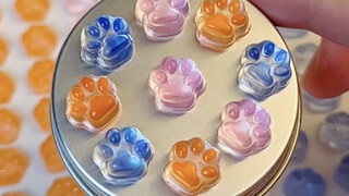 تحدي صنع وعصر المخلوقات الصغيرة بيديك🐾 فتح 104 مخالب قطة شفافة‼️