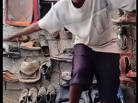 Talent really is a cruel thing: “Africa” slum-style fashion
