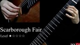 Scarborough Fair-Scarborough Fair classical guitar solo teaching with notation-GQ121-105
