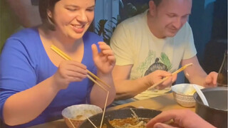 Chinese food can make the impossible possible—our Austrian neighbor finally gets to taste Pot Pot Ch