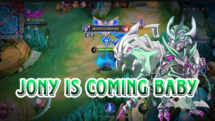 JONY IS COMING BABY