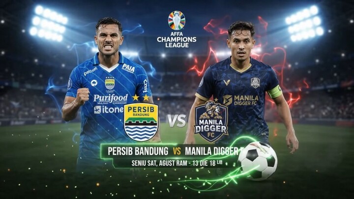 PERSIB BANDUNG VS MANILA DIGGER FC | AFC CHAMPIONS LEAGUE TWO