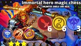MAGIC CHESS IMMORTAL WEAPON MASTER 3 STAR SUN WITH BEST IMMORTAL COMBO | MAGIC CHESS BEST SYNERGY
