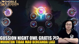 GUSSION NIGHT OWL GRATIS DARI BUG TOKEN GRAND COLLECTION ?!? MOBILE LEGENDS