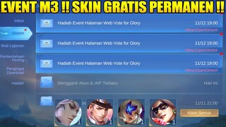 EVENT M3 SKIN GRATIS PERMANEN CUMAN LOGIN DAN VOTE !! - MOBILE LEGENDS