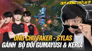 FAKER TRYHARD CẦM SYLAS ĐI MID GÁNH TEAM CỰC GẮT CÙNG BỘ ĐÔI GUMAYUSI VÀ KERIA BÌNH LUẬN RANK HÀN