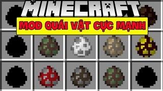 MINECRAFT MOD TRỨNG QUÁI VẬT CỰC MẠNH*TRIỆU HỒI CÁC QUÁI VẬT RA ĐỂ CHIẾN ĐẤU