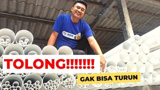 DI KERJAIN TEMAN KANG PIPA GAK BISA TURUN