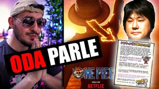 ODA PARLE DE LA SERIE LIVE ACTION ONE PIECE NETFLIX! 2023!