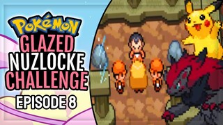 THE *RETURN* OF SCARFED PIKACHU! | Let's Play Pokemon Glazed 3rd Life Nuzlocke #8